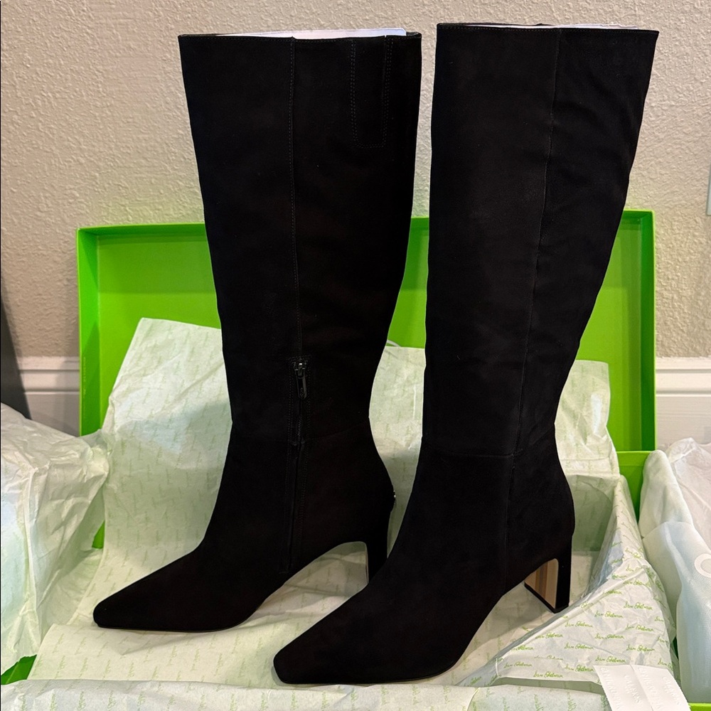 Sam Edelman Black Heeled Boots